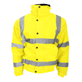 Miniatyrbild 1 av 3: Warrior Memphis Hög Synlighet Bomberjacka / Säkerhetskläder / Dam Fluorescent Yellow M