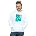 Miniatyrbild 2 av 3: Disney Princess Ariel Den Lilla Sjöjungfrun Hår Stroke Hoodie för Män White M
