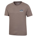 Miniatyrbild 4 av 4: Mountain Warehouse Herr Mountain Peaks T-shirt L Mörkbeige Dark Beige L