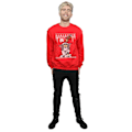 Miniatyrbild 4 av 5: Tom And Jerry Jul Fair Isle Sweatshirt XL Röd Red XL