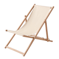 Miniatyrbild 1 av 3: MidOcean Honopu Hopfällbar Trästol One Size Beige Beige One Size