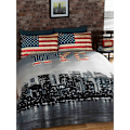 Miniatyrbild 2 av 3: Catherine Lansfield New York Skyline Påslakan Set Dubbel Multi Multicoloured Double
