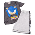 Miniatyrbild 5 av 5: Sonic The Hedgehog Pojkar Gaming Kort Pyjamas Set 11-12 År Grå Grey 11-12 Years