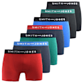 Miniatyrbild 1 av 5: Smith & Jones Kesden Boxerkalsonger för män (7-pack) M Flerfärgad Multicoloured M
