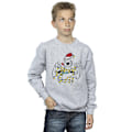 Miniatyrbild 2 av 3: Scooby Doo Pojkar Jul Klockor Sweatshirt 3-4 År Sport Grå Sports Grey 3-4 Years