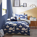 Miniatyrbild 4 av 6: Peter Rabbit Sleepy Head Påslakan Set Enkelsäng Blå Blue Single