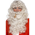 Miniatyrbild 1 av 2: Smiffys Jultomte Julkostym Tillbehör Set One Size Grå Grey One Size