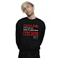 Miniatyrbild 2 av 3: David Bowie Herr Svart Slips Svart Brus Sweatshirt 5XL Svart Black 5XL