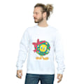 Miniatyrbild 2 av 5: Looney Tunes Tweety Pie Jul Fair Isle Sweatshirt M W White M