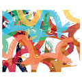 Miniatyrbild 1 av 2: Cartissi New Shuffling II Tavla Canvas Tryck 40cm x 50cm Multi Multicoloured 40cm x 50cm