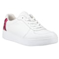 Miniatyrbild 1 av 5: FitFlop Dam/Dam Snake Print Läder Träningsskor 8 UK Vit/R White/Raspberry 8 UK