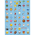Miniatyrbild 2 av 2: Unik Emoji Jumbo Presentpåse En Storlek Blå/Flerfärgad Blue/Multicoloured One Size