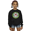Miniatyrbild 2 av 3: Netflix Girls Stranger Things Hawkins Tiger Circle Sweatshirt 7 Black 7-8 Years