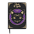 Miniatyrbild 1 av 4: Something Different Mystic Mog A5 Notebook One Size Svart/Lila Black/Purple/Cream One Size