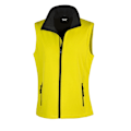 Miniatyrbild 1 av 2: Result Core Dam/Damer Tryckbar Softshell Väst L Gul Yellow / Black L