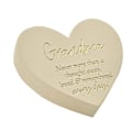 Miniatyrbild 1 av 3: Thoughts of You Minneshjärta för Grav - Mormor En S Cream One Size