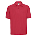 Miniatyrbild 1 av 3: Russell Herr Poloskjorta i Polycotton Pique XXL Klassisk Röd Classic Red XXL