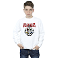 Miniatyrbild 3 av 4: Harry Potter Pojkar Hogwarts Emblem Sweatshirt 3-4 År Vit White 3-4 Years