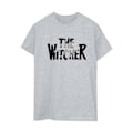 Miniatyrbild 1 av 3: Netflix Dam/Kvinnor The Witcher Wolfhead Witcher Bomull Boyfriend T-Shirt S Sports Grey Sports Grey S