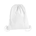 Westford Mill Premium Bomullssnörsäck En Storlek Vit White One Size