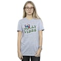 Miniatyrbild 2 av 4: Disney Dam/Kvinnor Lilo & Stitch Jolly Chilling Vibes Bomull Sports Grey 4XL