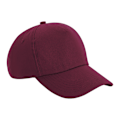 Miniatyrbild 1 av 3: Beechfield Authentic 5-Panel Keps One Size Burgundy Burgundy One Size