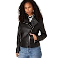 Miniatyrbild 1 av 6: Dorothy Perkins Dam/Dam Faux Läder Bikerjacka 18 UK B Black 18 UK