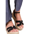 Miniatyrbild 3 av 3: Where's That From Dam/Damer London Nubuck Ankelrem Platf Black 6 UK