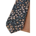 Miniatyrbild 3 av 3: Burton Herr Ditsy Print Twill Slips & Näsduk Set One Size Rust/Multicoloured One Size