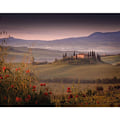 Miniatyrbild 1 av 2: Rod Edwards First Light Tuscany Canvas Print 80cm x 60cm Multic Multicoloured 80cm x 60cm