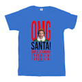 Miniatyrbild 1 av 2: Elf Dam/Damer OMG Santa I Know Him Bomull T-shirt S Irländsk Grön Irish Green S