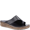 Miniatyrbild 1 av 4: Hush Puppies Dam/Dam Elissa Mocka Sandaler 6 UK Svart/Kräm Black/Cream 6 UK