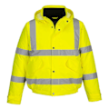 Miniatyrbild 1 av 2: Portwest Hi-Vis vinterbomberjacka för män XS gul Yellow XS