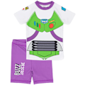 Miniatyrbild 1 av 3: Buzz Lightyear Pojkars Rymddräkt Badkläder Set 12-18 Månader Vit/Grön White/Green/Purple 12-18 Months