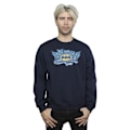 Miniatyrbild 2 av 3: DC Comics Herr Batman Graffiti Logo Sweatshirt M Marinblå Navy Blue M