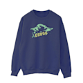 Miniatyrbild 1 av 3: Star Wars Herr The Mandalorian Grogu The Child Splat Sweatshirt Navy Blue M