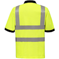 Miniatyrbild 3 av 5: Yoko Hi-Vis kortärmad poloskjorta / Herrarbetskläder L Hi-Vis Ye Hi-Vis Yellow L