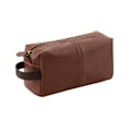 Miniatyrbild 1 av 3: Quadra Nuhide Wash Bag One Size Tan Tan One Size