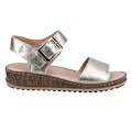 Miniatyrbild 3 av 4: Hush Puppies Ellie Sandaler i Läder för Kvinnor/Dam 4 UK Guld Gold 4 UK