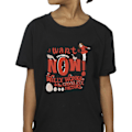 Miniatyrbild 3 av 4: Willy Wonka Girls Verruca Salt I Want It Now Bomull T-shirt 12- Black 12-13 Years