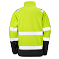 Miniatyrbild 2 av 2: SAFE-GUARD by Result Unisex Vuxen Hi-Vis Softshell Tryckbar Sa Fluorescent Yellow 4XL