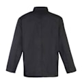 Miniatyrbild 2 av 3: Premier Unisex Vuxen Stud Front Långärmad Kockjacka 4XL Sv Black 4XL