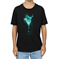 Miniatyrbild 5 av 6: Harry Potter Boys Patronus Stag Bomull T-shirt 12-13 år Svart Black 12-13 Years