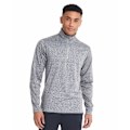 Miniatyrbild 2 av 2: Rhino Mens Hyper Mid Layer Zip Skin Performance Top L Grå Värme Grey Heather L