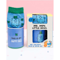 Miniatyrbild 6 av 6: Mr Men Herr Mr Grumpy Mugg och Sock Set One Size Blå Blue One Size