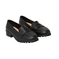 Miniatyrbild 1 av 3: Dorothy Perkins Damskor/Kvinnors Leoni Bred Penny Loafers Storlek 5 UK Black 5 UK