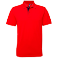 Miniatyrbild 1 av 3: Asquith & Fox Klassisk passform Kontrast Polotröja 3XL Röd/ Marinblå Red/ Navy 3XL