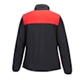 Miniatyrbild 2 av 2: Portwest Dam/Damer 2-lagers Softshelljacka S Svart/Röd Black/Red S