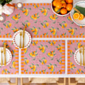 Miniatyrbild 2 av 4: Furn Oranges Bordlöpare 220cm x 35cm Rosa Pink 220cm x 35cm