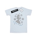 Miniatyrbild 1 av 5: Disney Princess Womens/Ladies Belle Winter Silhouette Bomull Boyfriend T-Shirt White 3XL